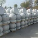 宿迁 白麻花岗岩石材圆球，石球，挡车球，隔离球，景观石球，风水球等