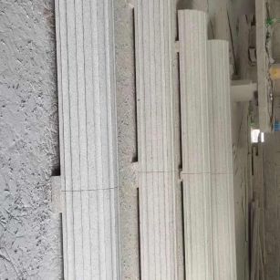 宿迁 花岗岩厂家带你看白麻花岗岩门楼大柱柱皮