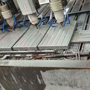 宿迁 芝麻白花岗岩荔枝面盲道雕刻