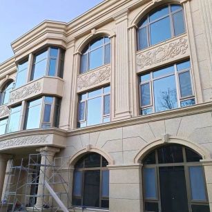 宿迁 黄金麻花岗岩别墅外墙干挂