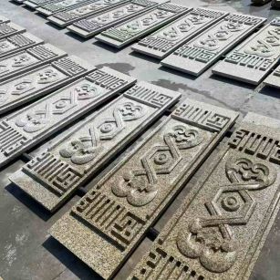 宿迁 黄金麻花岗岩外墙雕刻板