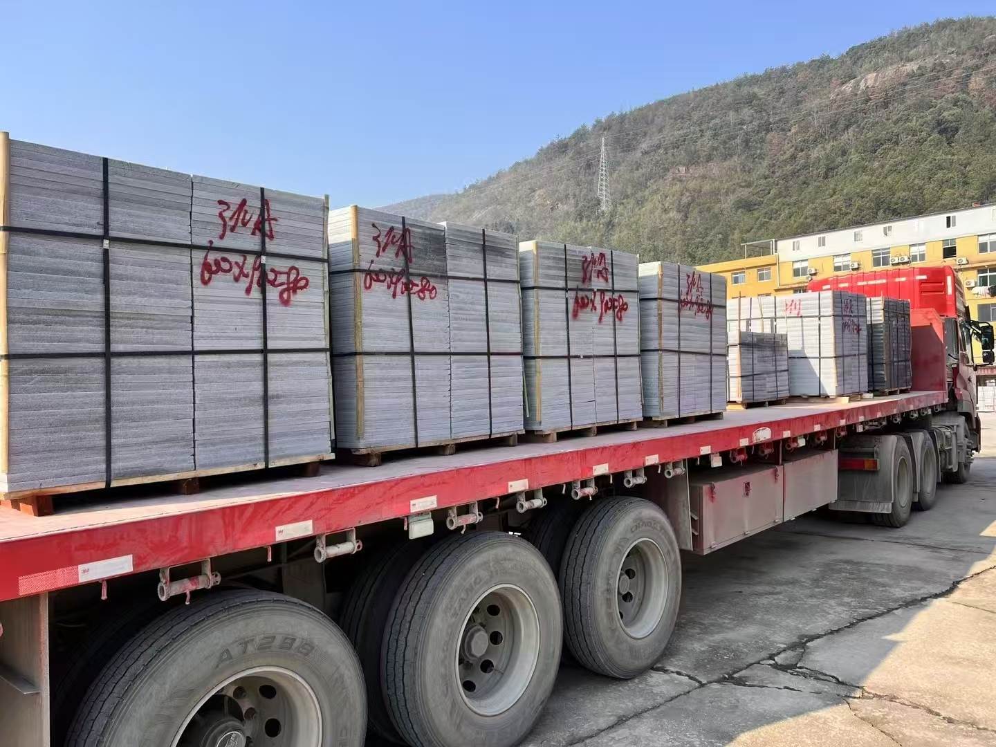 宿迁 芝麻灰地铺石出货日常