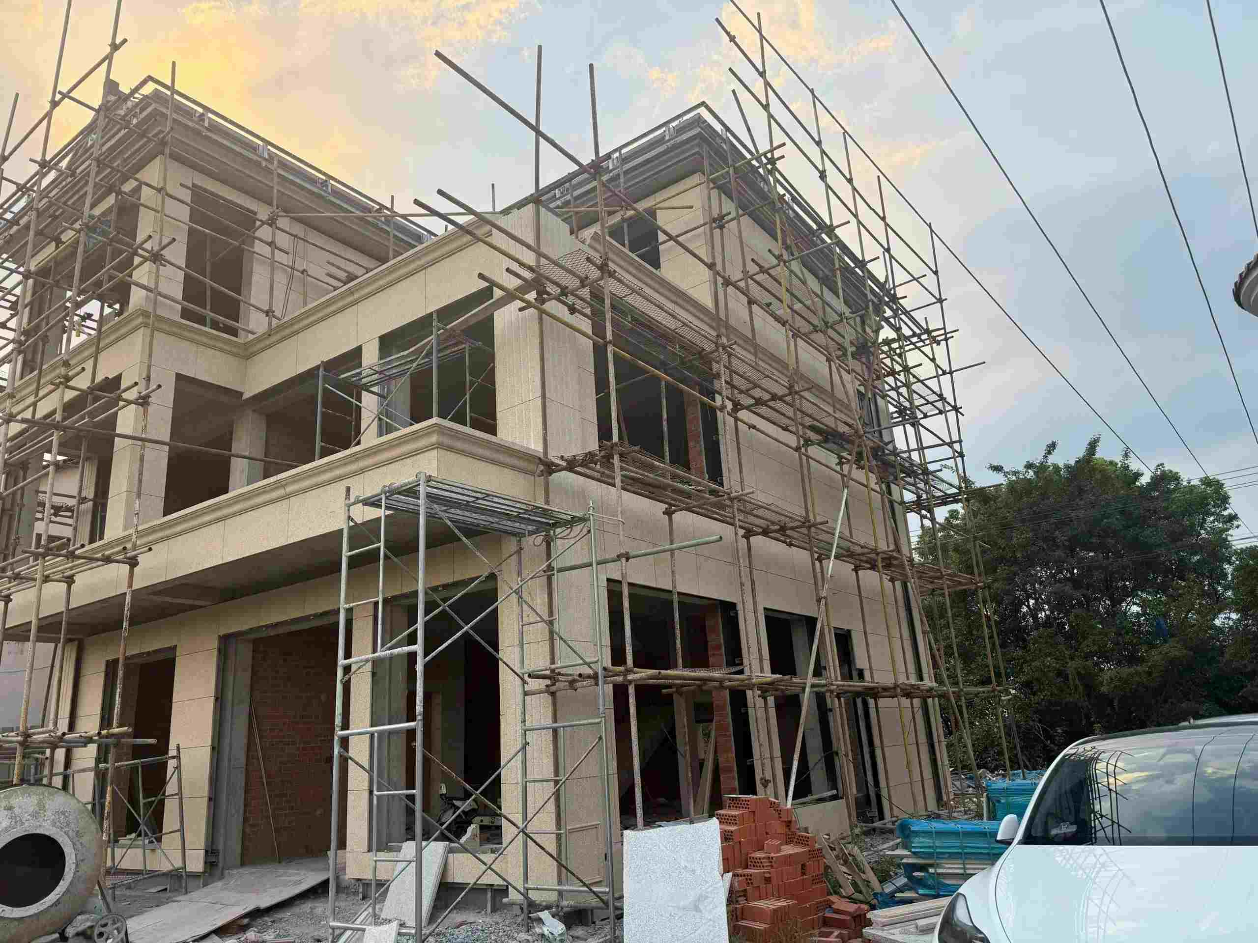 宿迁 黄金麻荔枝面花岗岩外墙干挂