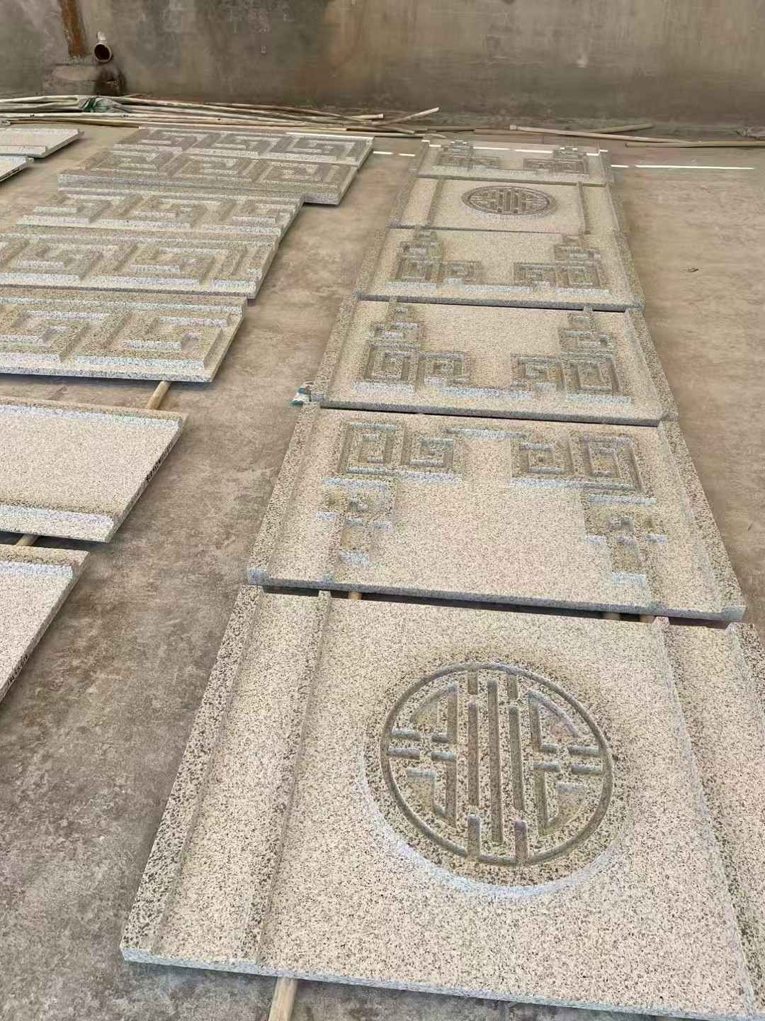 宿迁 白麻花岗岩外墙立面雕刻板