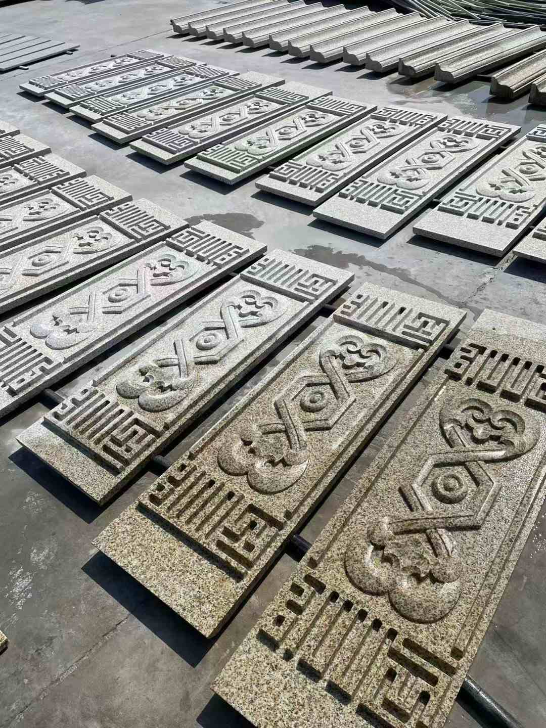 宿迁 黄金麻花岗岩外墙雕刻板