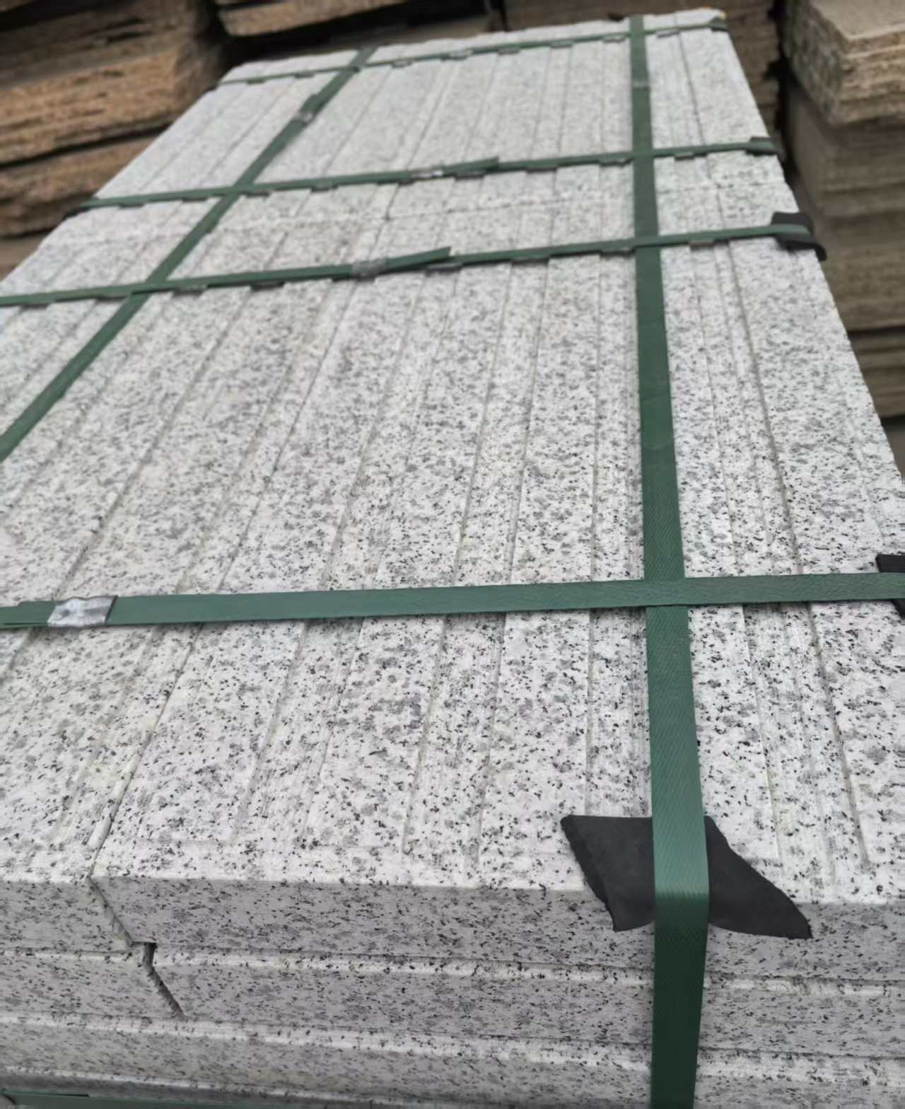 宿迁 白麻花岗岩直行盲道石，盲条，地铺石